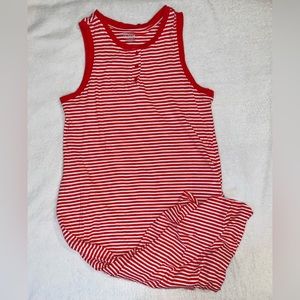 Time and Tru Red and White Striped Dress